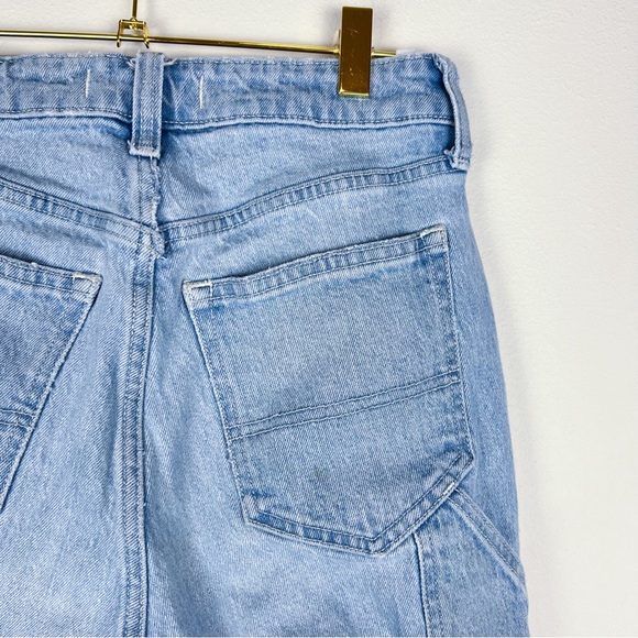 Abercrombie & Fitch Curve Love The 90s Relaxed Jeans High Rise Carpenter Size 25 - Picture 10 of 11